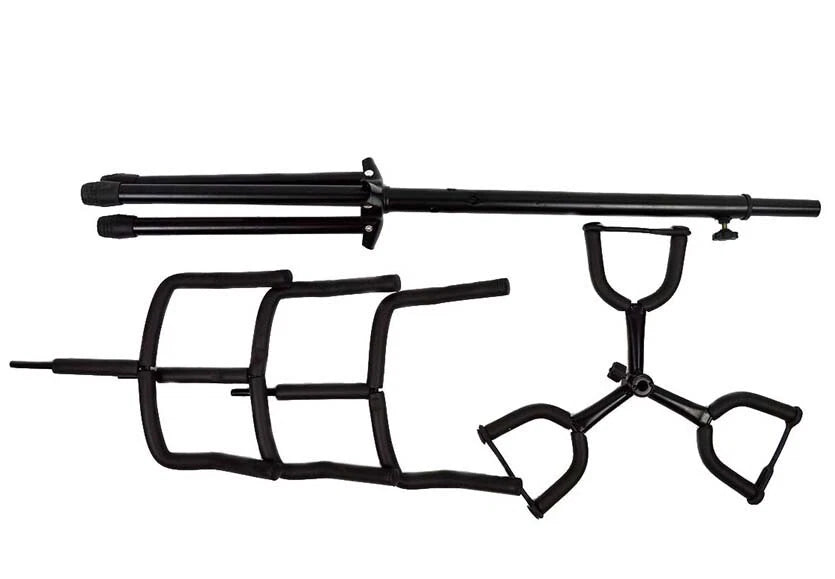 Guitar Stand 3 Head Folding Acoustic Bass Electric Foldable Double Self Locking