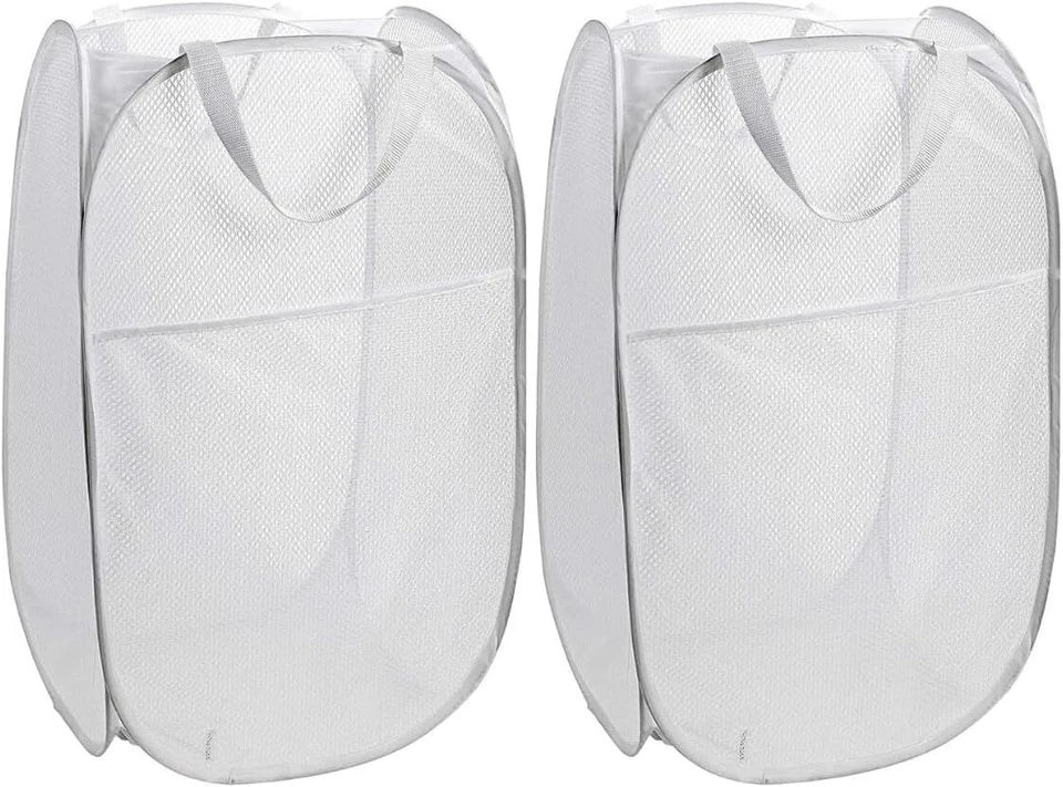 Large Capacity Foldable Laundry Basket for Home Dormitory Use Durable Plastic Cl