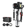 Giantz Petrol Post Driver 38CC 4-Stroke Rammer Pile Star Picket Fence Hole Black
