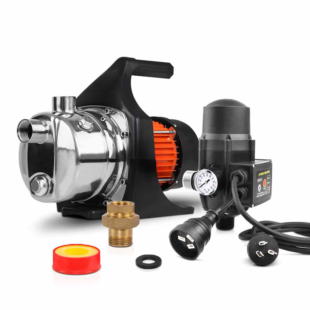 Giantz Garden Water Pump High Pressure 800W Max. Tank Rain Farm Irrigation House Black