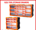 Parts Organizer Drawers Cabinet Box Tool Storage Bin Chest Plastic with Dividers