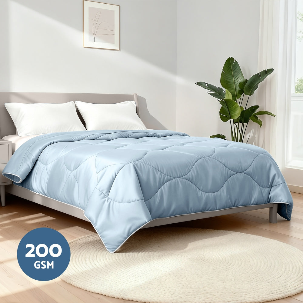 Giselle Tencel Quilt 200GSM Summer Quilts Comforter Doona Light Weight Soft Throw Blanket Queen