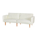 Artiss Sofa Bed Convertible Lounge 3 Seater Futon Couch Recliner Fabric Beige