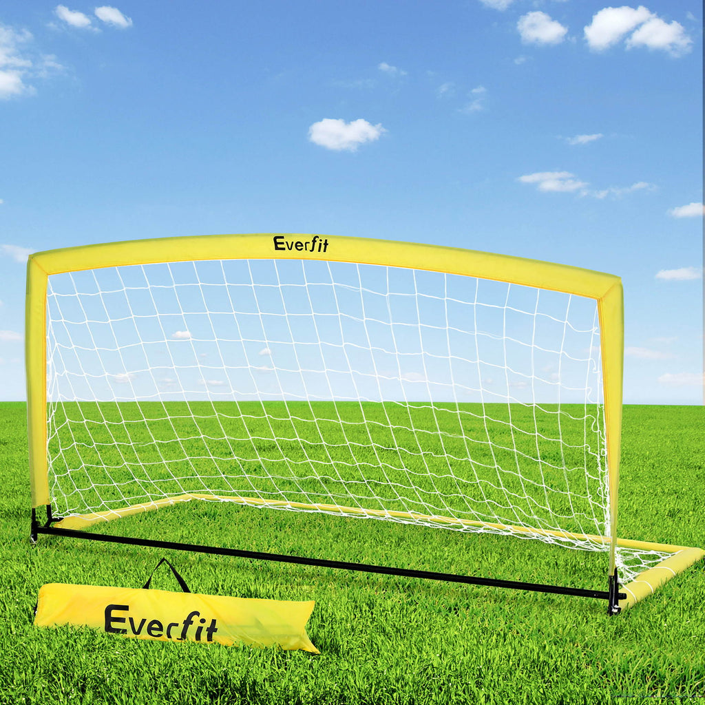 Everfit 2m Football Soccer Net Portable Goal Net Rebounder Sports Training