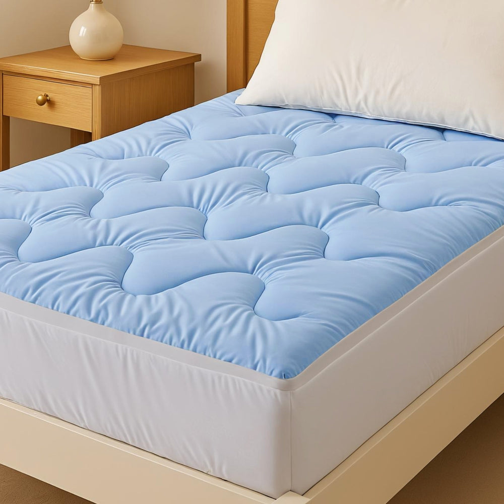 Giselle 5cm Mattress Topper Pillowtop toppers Double-Sided Single