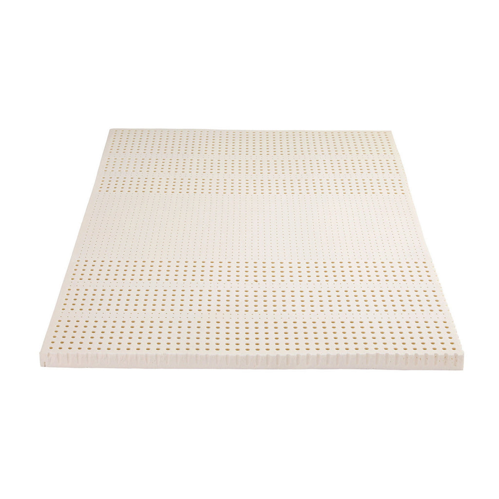 Giselle Bedding Latex Topper 100% Natural Latex Toppers 7-zone w/ Ice Silk Cool-touch Fabric Cooling Cover Queen 5cm