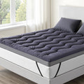 Giselle 5cm Mattress Topper Pillowtop toppers Bamboo Charcoal Queen