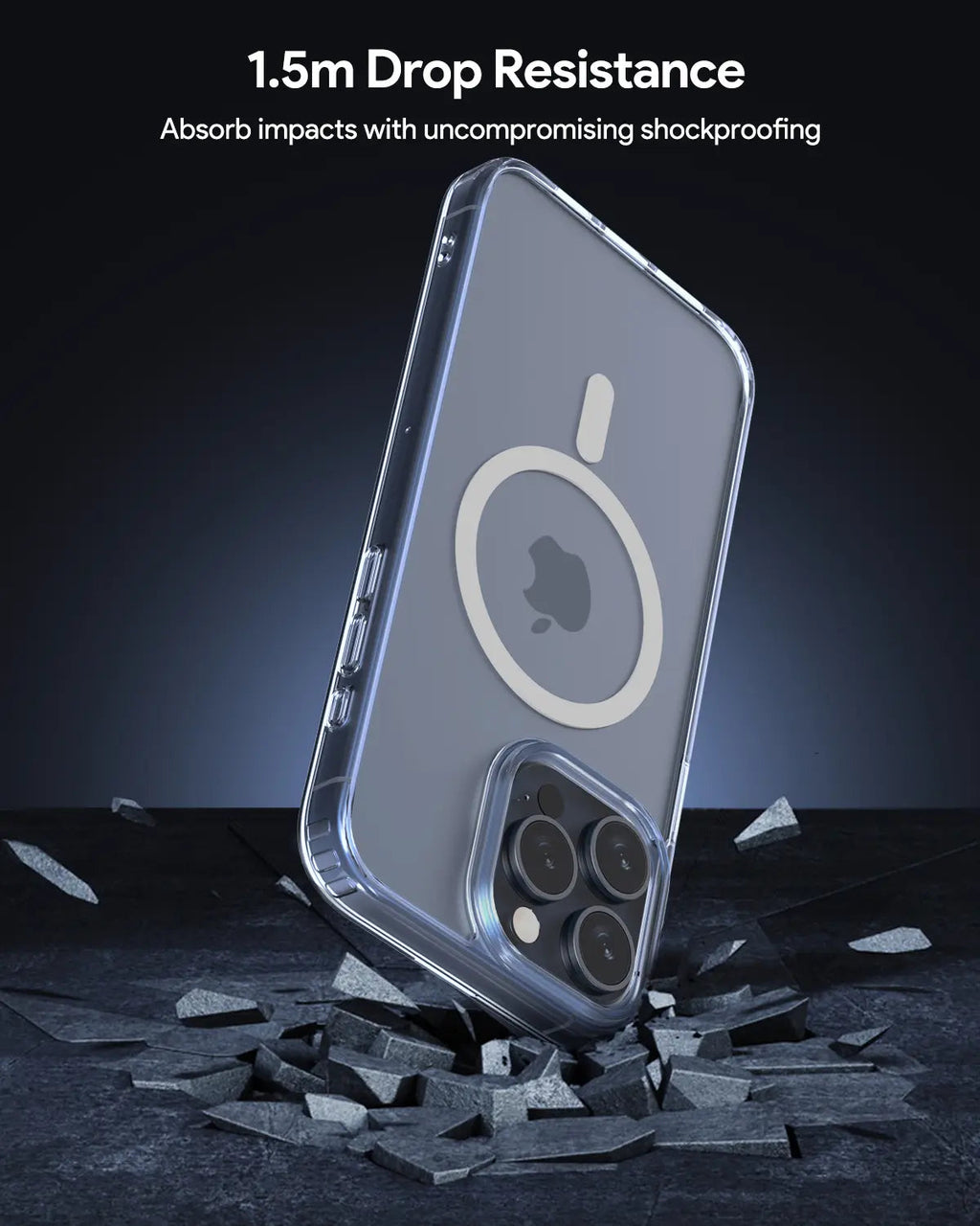 Aukey Clearview Magsafe iPhone 15  Phone case - Transparent (TM10A)