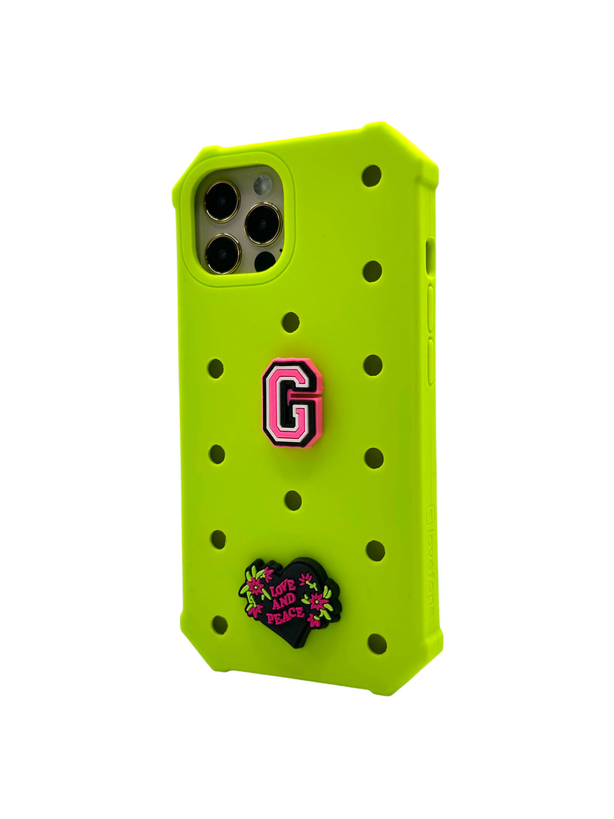 Lovefone Kids Silicone Case iPhone 15 Acid Green
