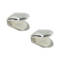 4pcs Silver Plated Small Single Tooth Cap Hip Hop Teeth Grill Decoration