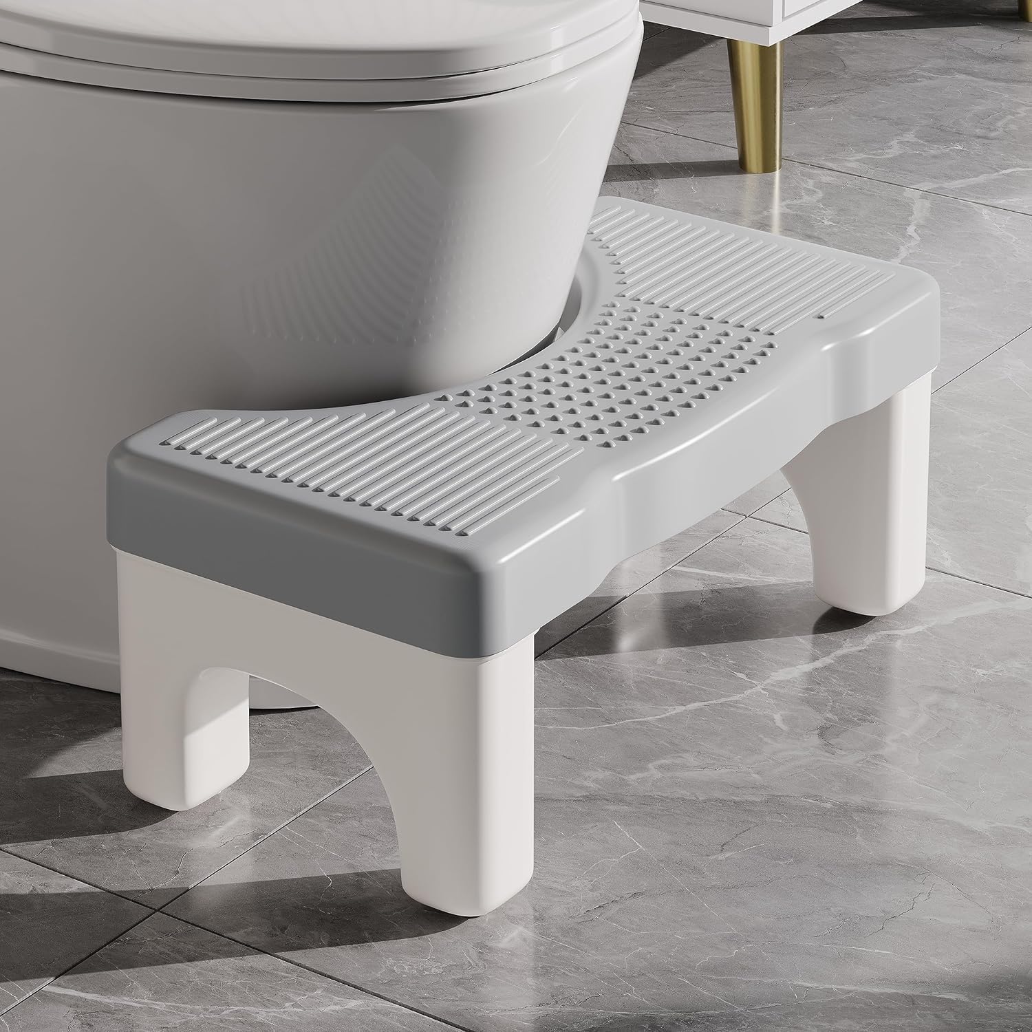 CARLA HOME Toilet Poop Stool Squat Adult for Easy Pooping for Bathroom Adults and Kids