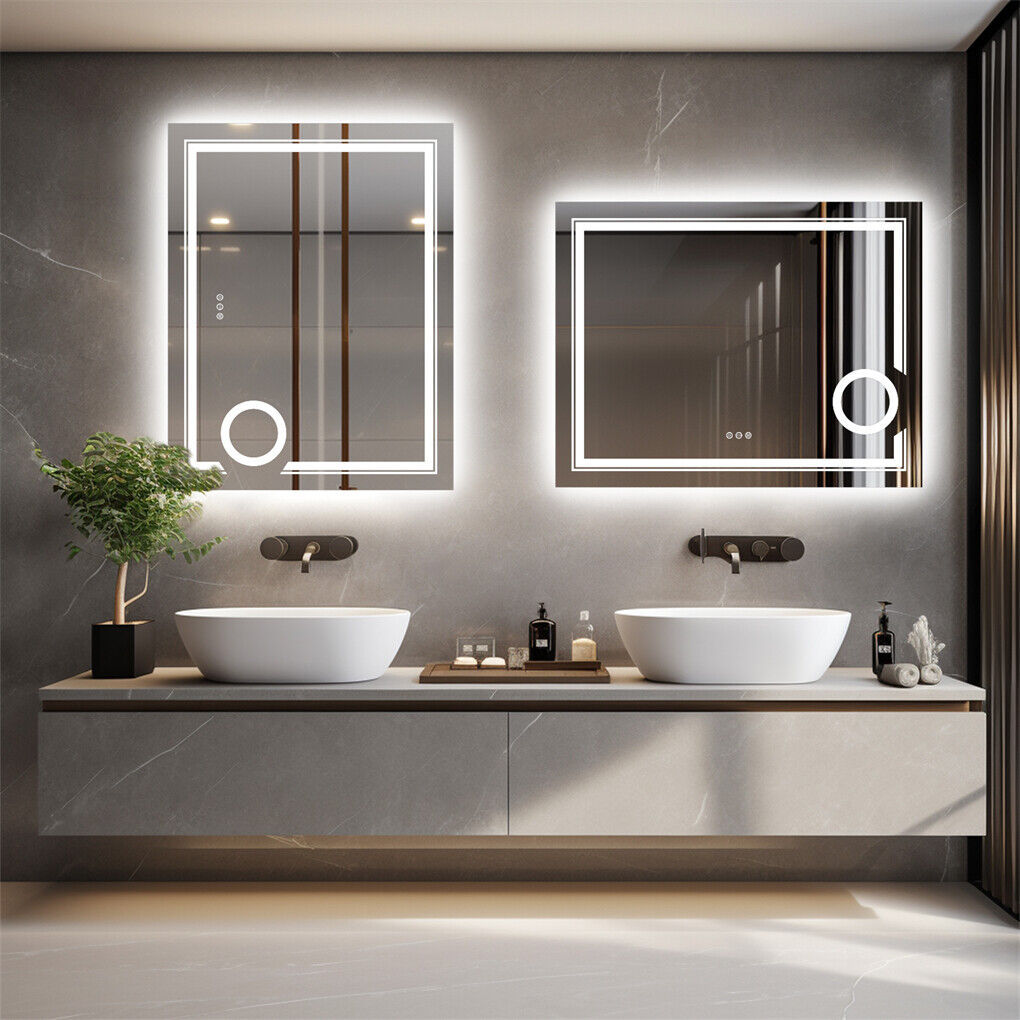 1200x600mm LED Bathroom Mirror Anti-Fog Shatterproof