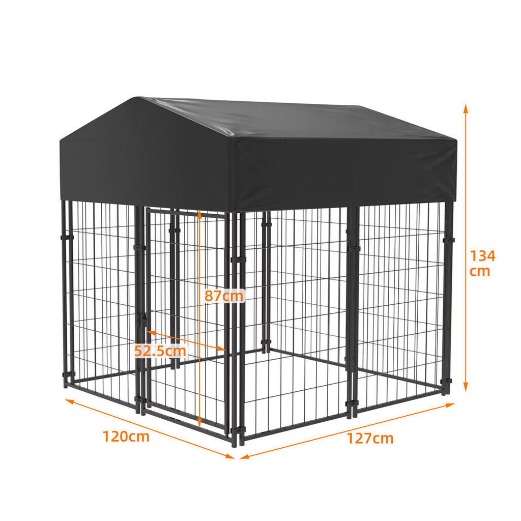 Extra Large Welded Wire Dog Kennel Outdoor Heavy Duty Crate Cage