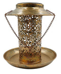 Solar Bird Seed Feeder Hanging Outdoor Garden