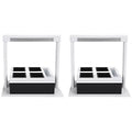 2 x Herb Lamp LED 4 Pot Grower 37 x 22 x 36cm