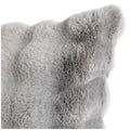 Luxe faux fur cushion 55 x 55cm grey
