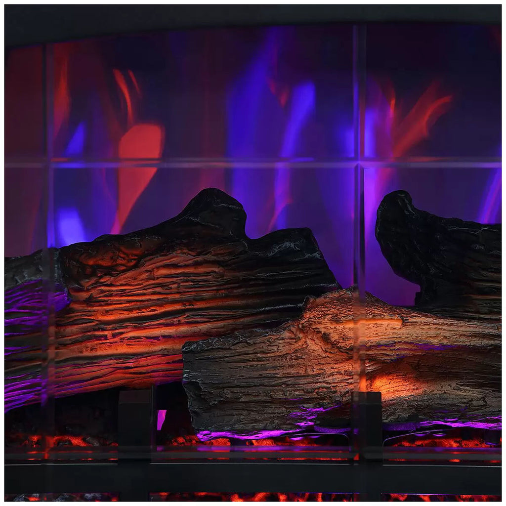 Infrared electric fireplace stove heater