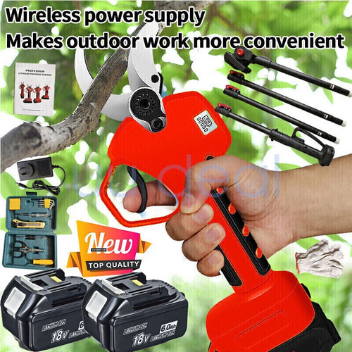 5500W Cordless Brushless Pole Telescopic Pruning Shear Secateur Battery Makita