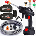 Electric Car Pressure Washer Cordless Spray Gun W/ 2 Battery Water Cleaner Tool