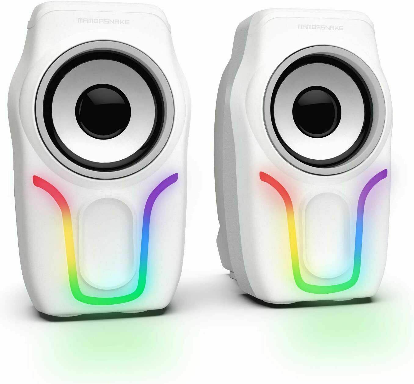 Wired Mini Gaming Speakers with 3.5mm, Portable Computer Mini Speakers for Music