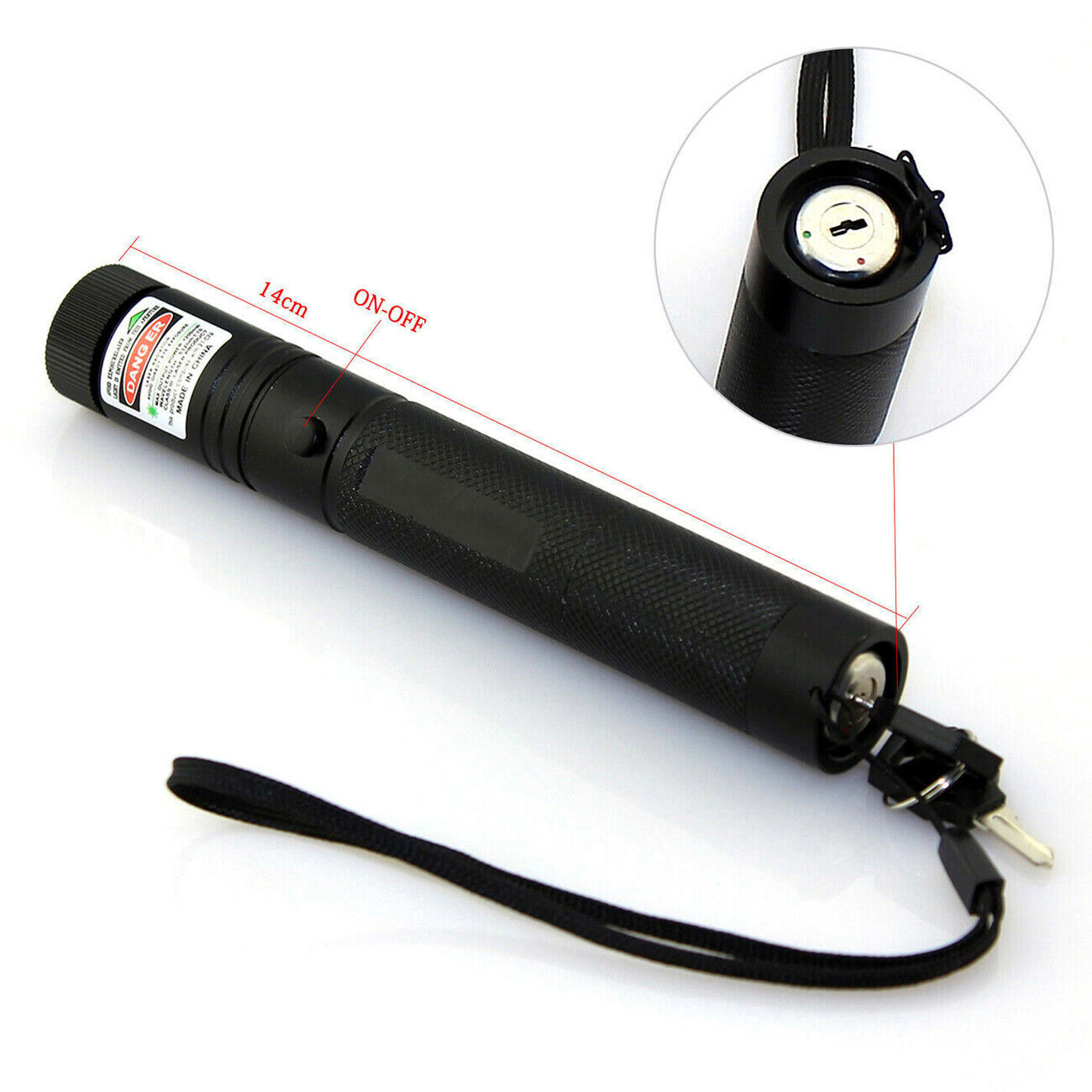 990Miles Rechargeable Green Laser Pointer Pen Light Astronomy Visible Beam Lazer