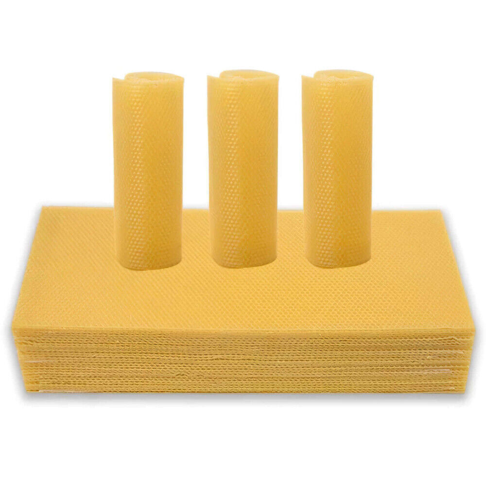 30Pcs Bee Hive Wax Honeycomb Bee Hives Beekeeping Equipment Frames Foundation