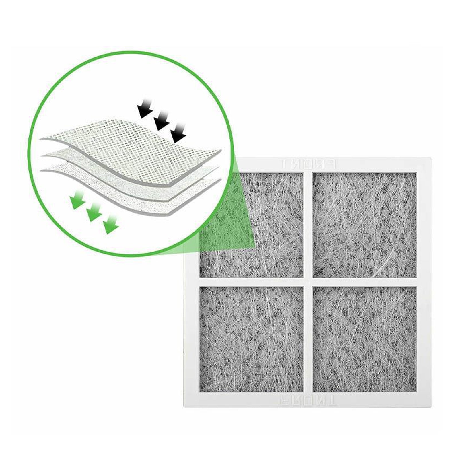 4Pcs Fridge Refridgerator Air Filter Replacement LG LT120F GF-AD910SL GF-5L712PL