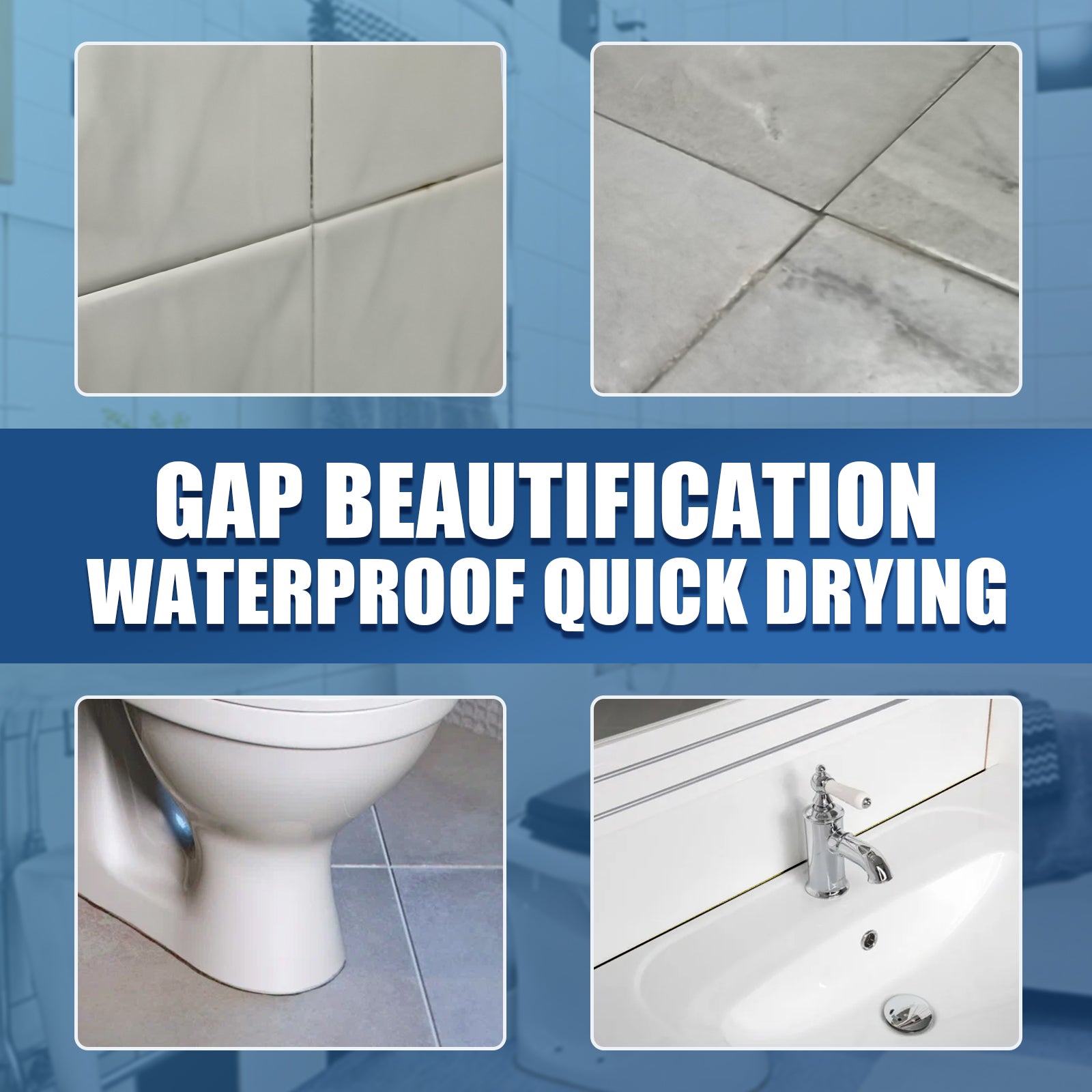 Jue Fish Tile Repair Pen Waterproof Mildew Resistant Tile Repair Pen For Bathroom Floor Crevices