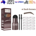 Eyebrow Print Mold Thrush, Lazy Eyebrows Fill Makeup Eyebrow Cake Waterproof Hairline Powder