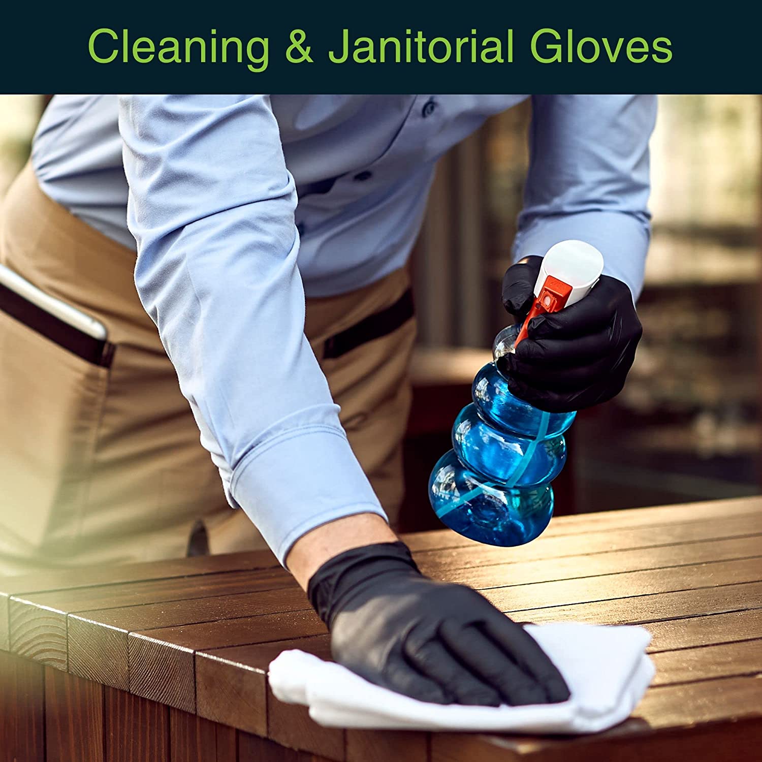 6g Flexible Disposable Nitrile Gloves For Mechanic Work Food Prepa 100pcs L