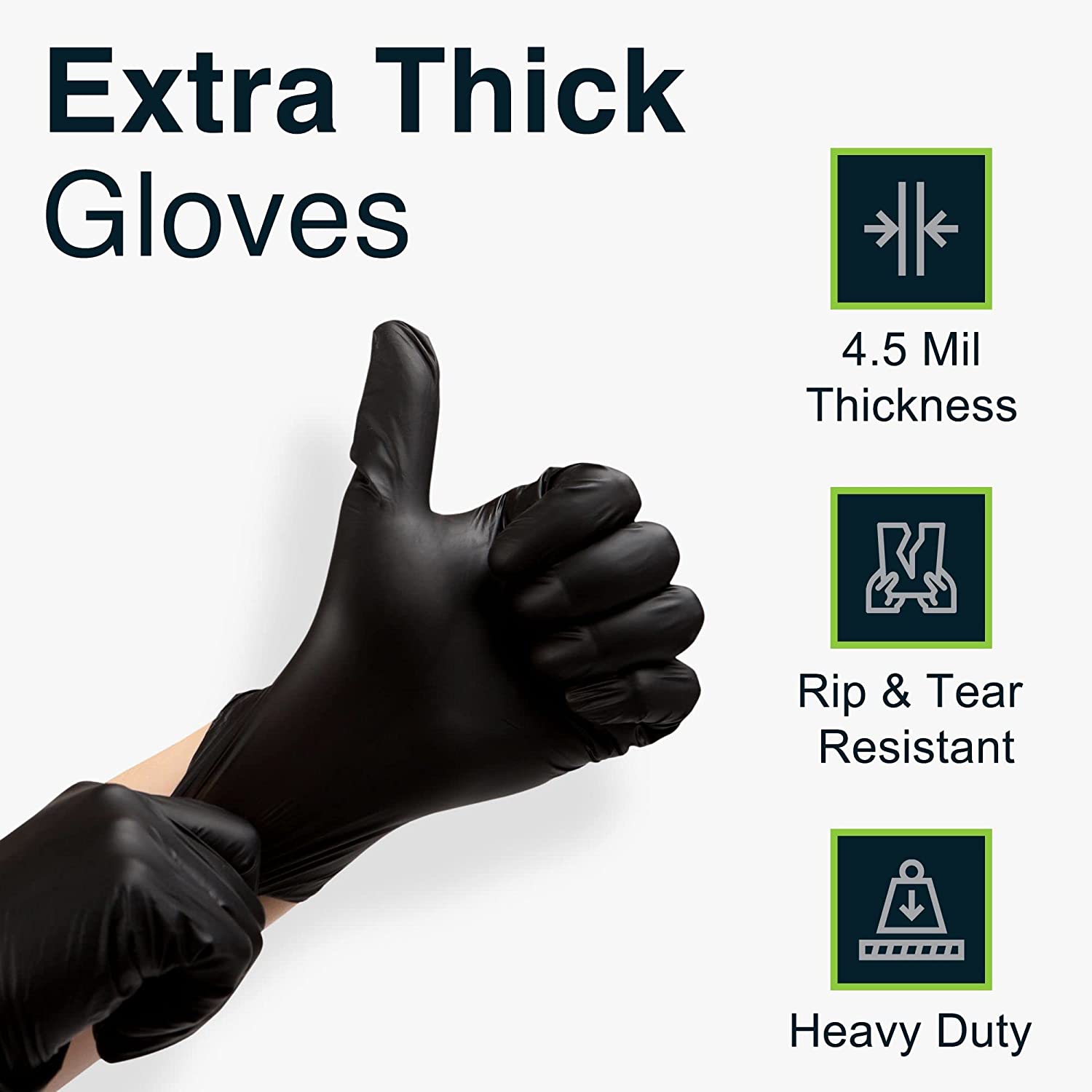 6g Flexible Disposable Nitrile Gloves For Mechanic Work Food Prepa 200Pcs L