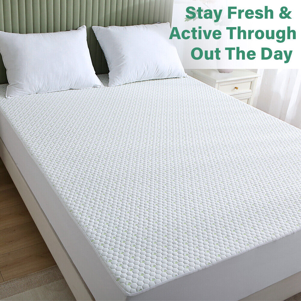 Mattress Protector Bamboo Cotton Mattress Cover Waterproof S Fitted Cover