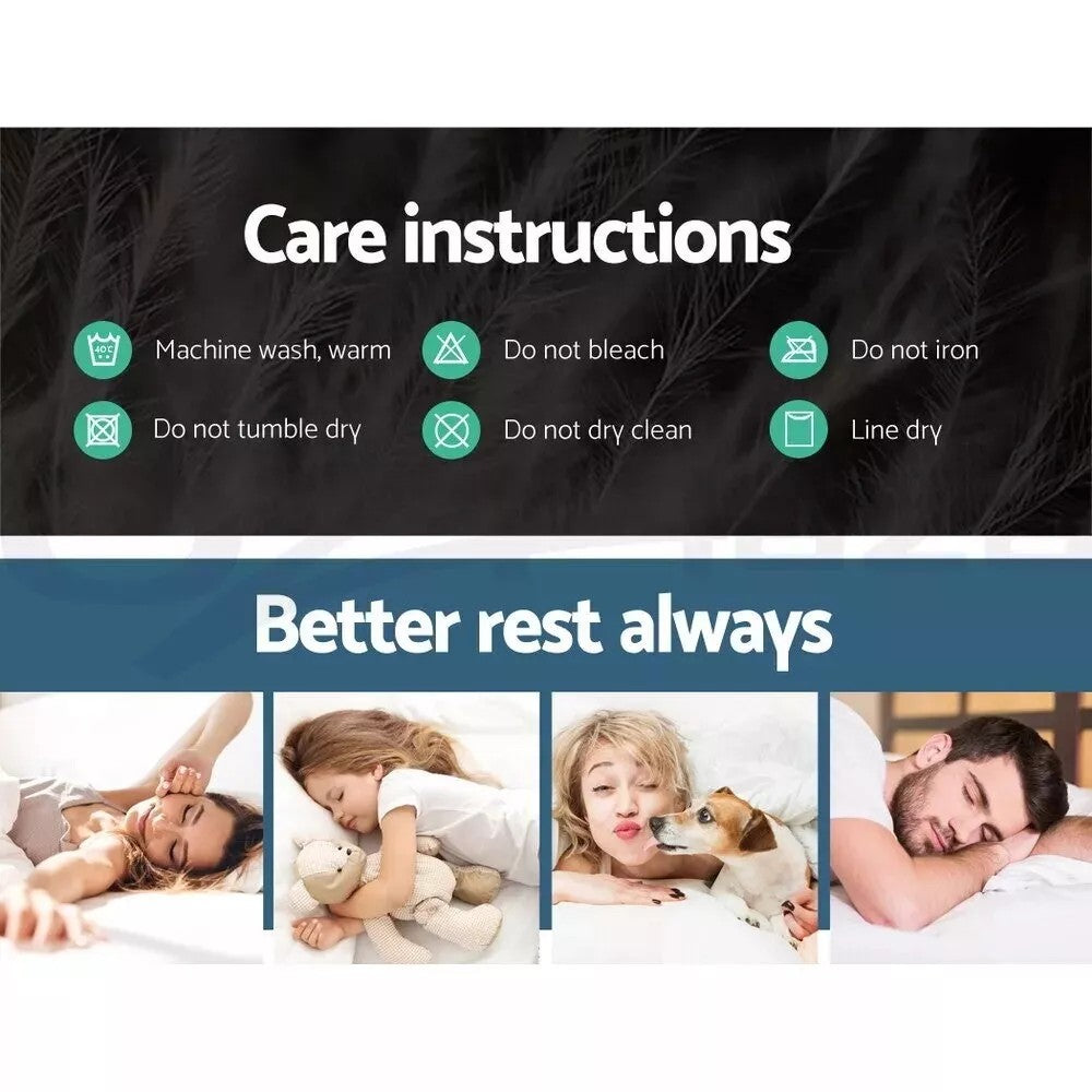 5CM Bedding Luxury Pillowtop Mattress Topper Mat Pad Antibacterial and dust mite-resistant King:183*203cm