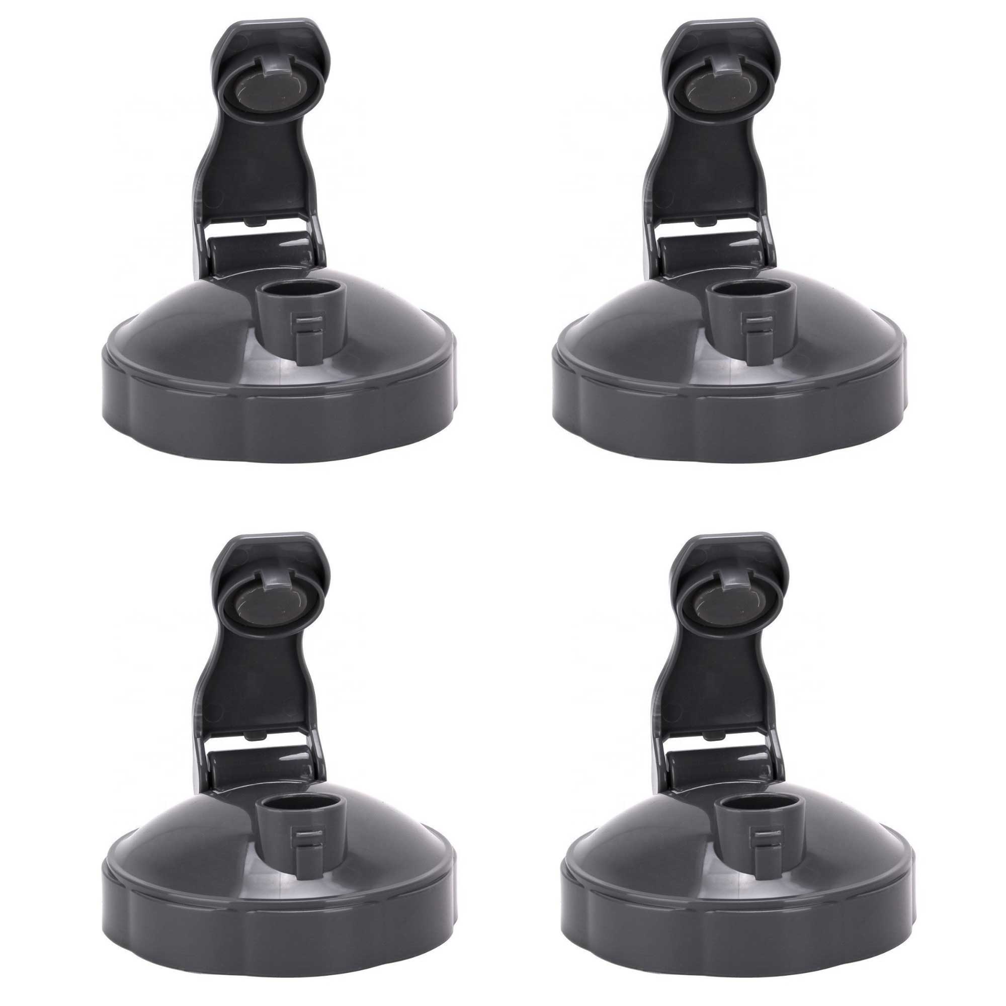 4x For Nutribullet Flip Top Fliptop Fresh Lid - Most 600 and 900 Model Nutri Cups