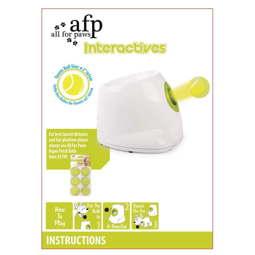 Hyper Fetch Mini Dog Ball Launcher - Automatic Interactive Indoor Small Pet Toy