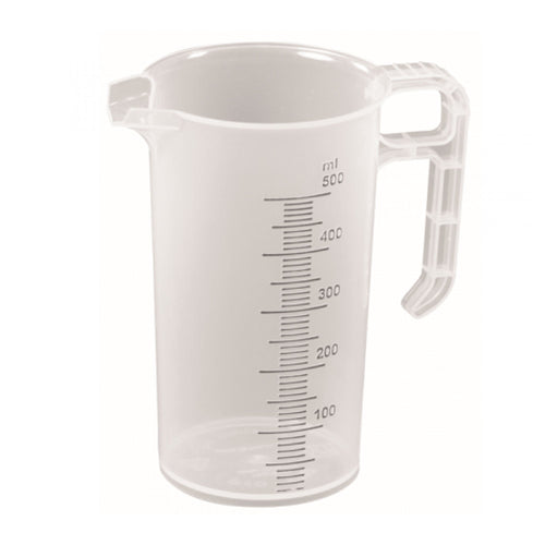 500ml Measuring Jug Heavy Duty Clear Propylene BPA 5 Food Grade Pro-Jug