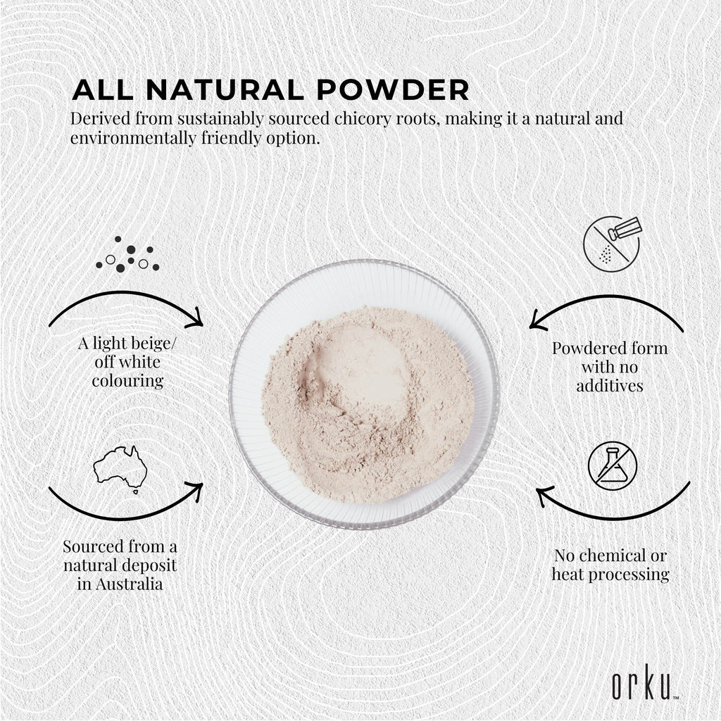 1.1Kg Organic Sodium Bentonite Clay Powder Tub Bucket - Cosmetic Montmorillonite