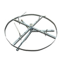 Tooleroo Fence Wire Spinner Dispenser Reel - 4 Size Adjustable Coil Winder