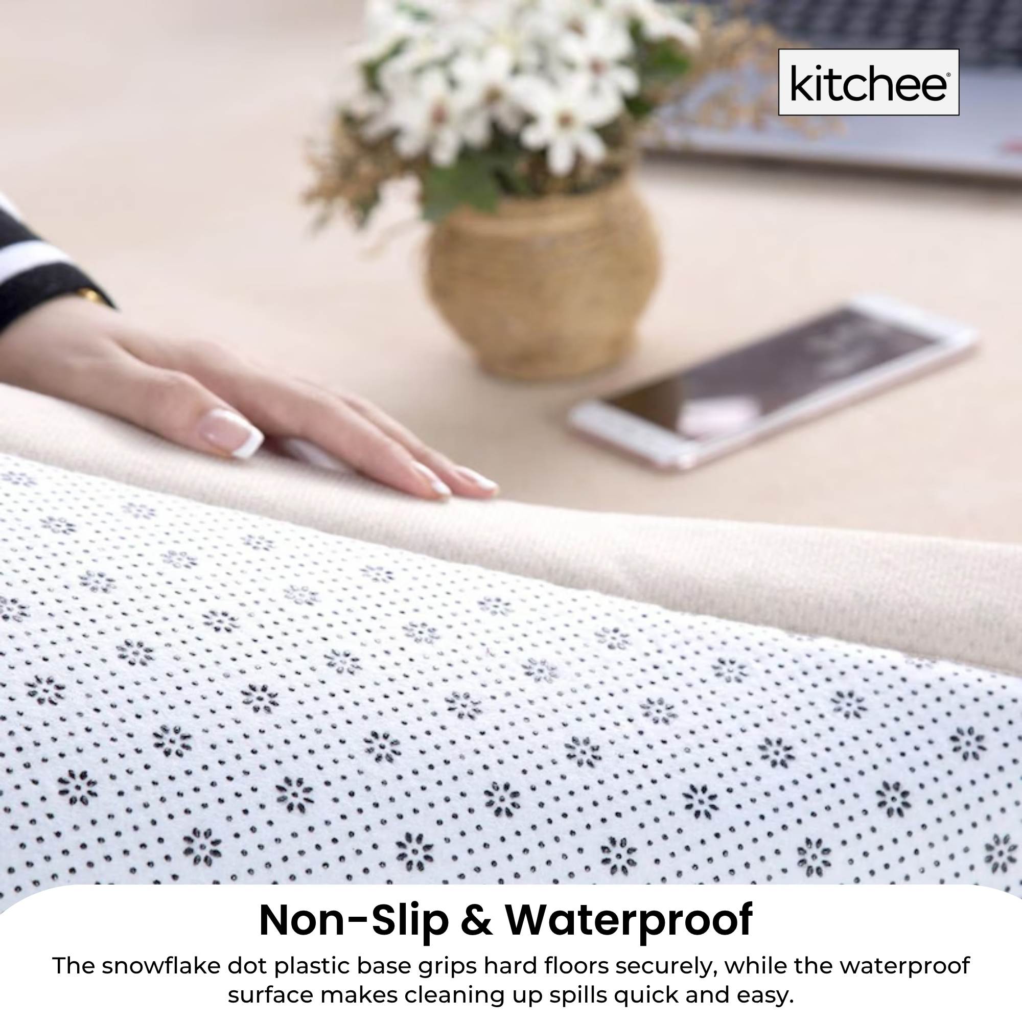 Kitchee Kids Foam Floor Play Mat 150x200cm – Padded Thick Soft Tatami Style Grey
