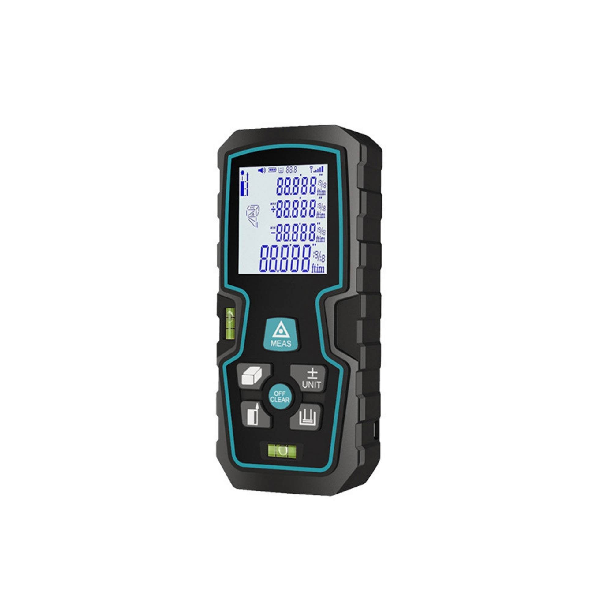 Tooleroo 70m Digital Laser Distance Measurer - LCD Area Volume Meter Tool