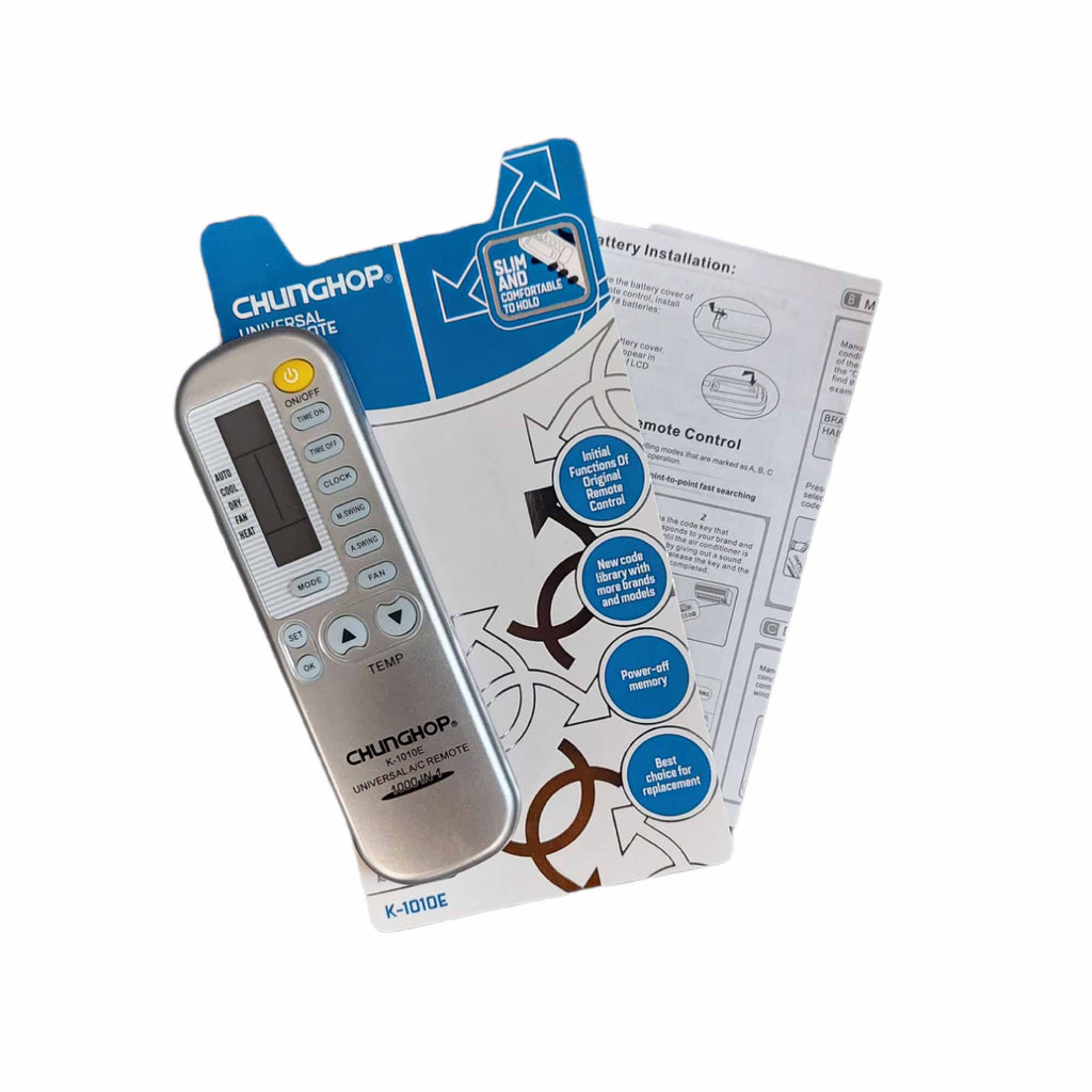 Chunghop Air Conditioner AC Remote Control Compatible with MCQUAY and More