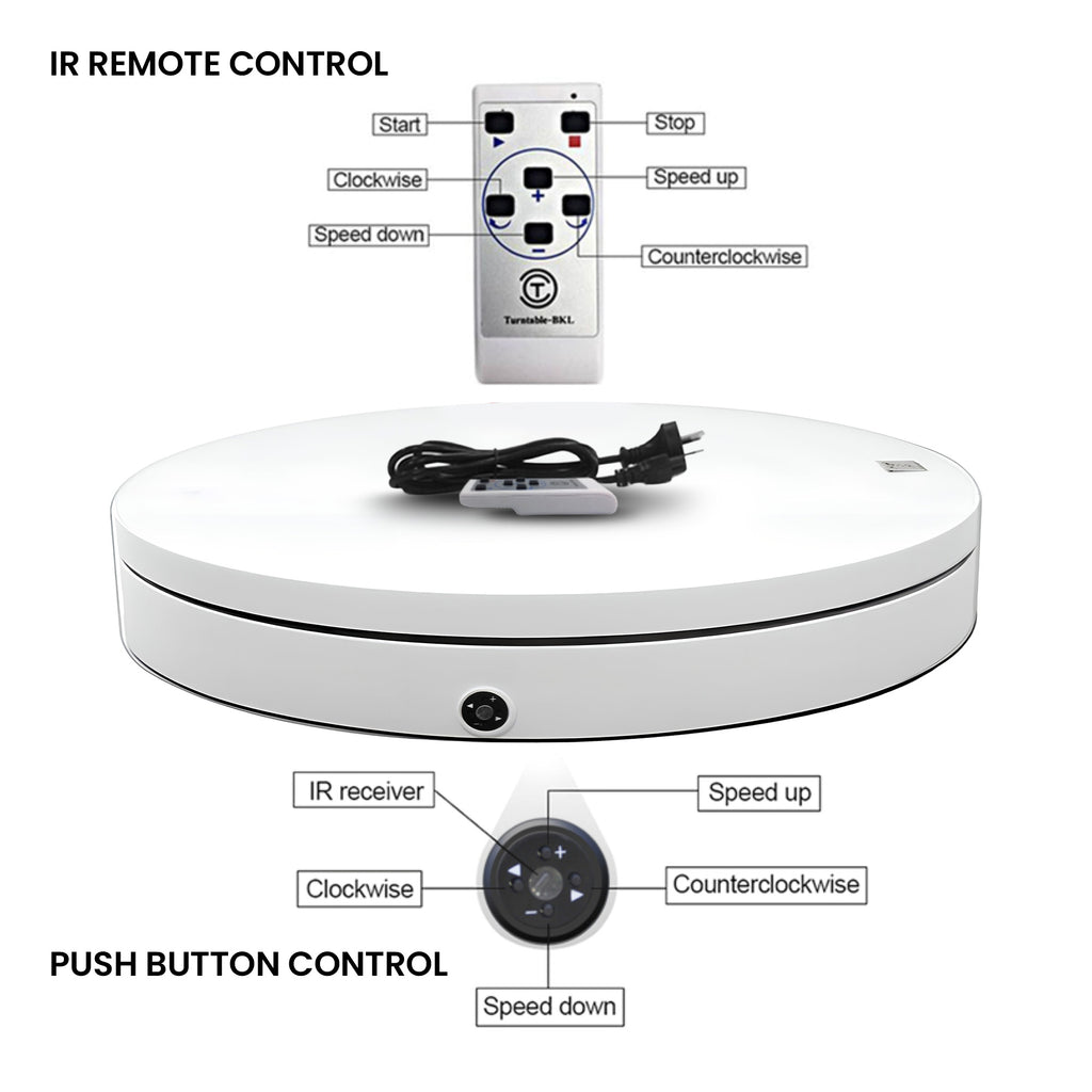 Christabelle 60cm 100kg Commercial-grade Electric Display Turntable Christmas