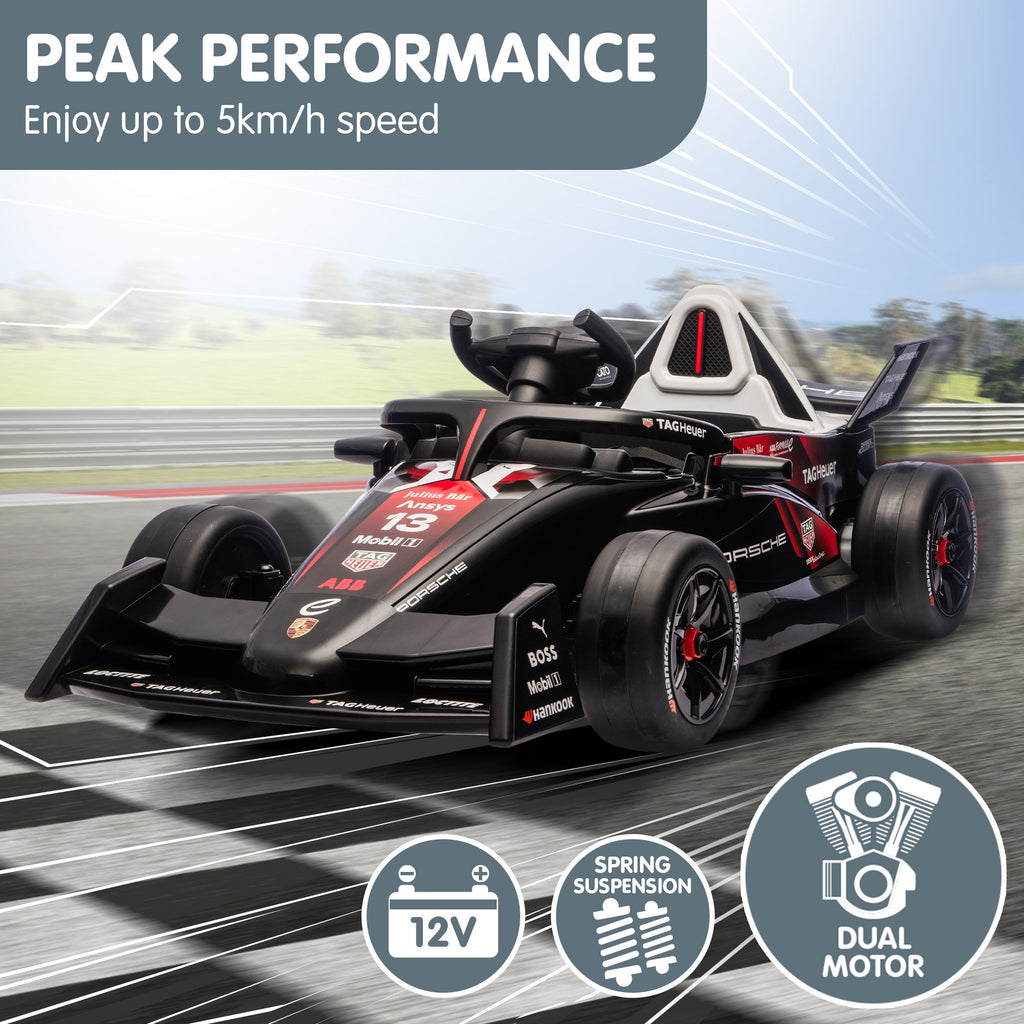 Kahuna Porsche Formula E Kids Electric Ride-on Car With Remote Control