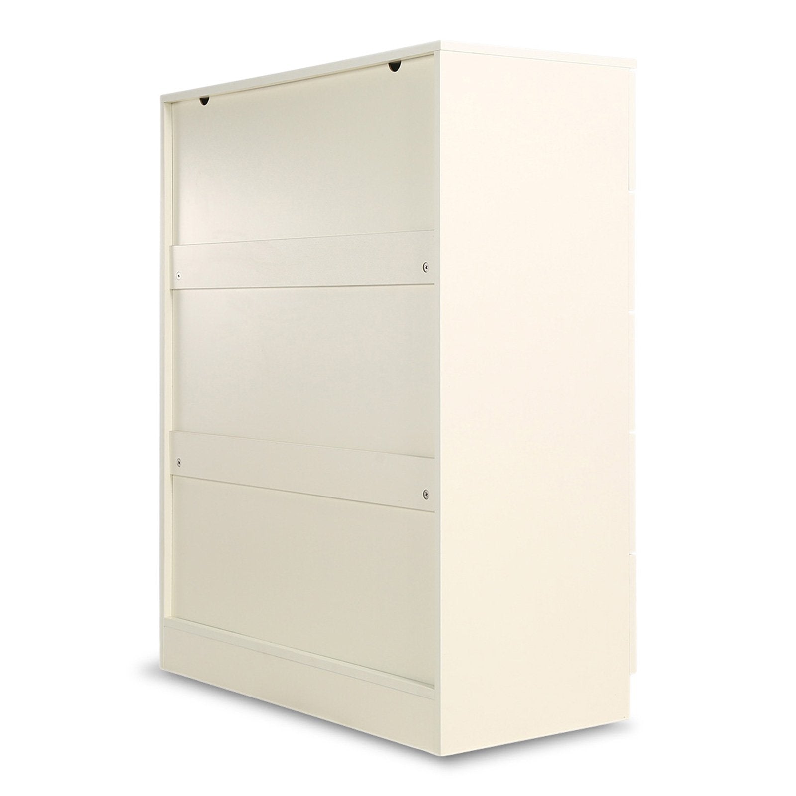 Sarantino Tallboy Dresser 6 Chest Of Drawers Cabinet 85 x 39.5 x 105cm in White