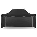 Wallaroo Gazebo Tent Marquee 3x4.5m PopUp Outdoor Black