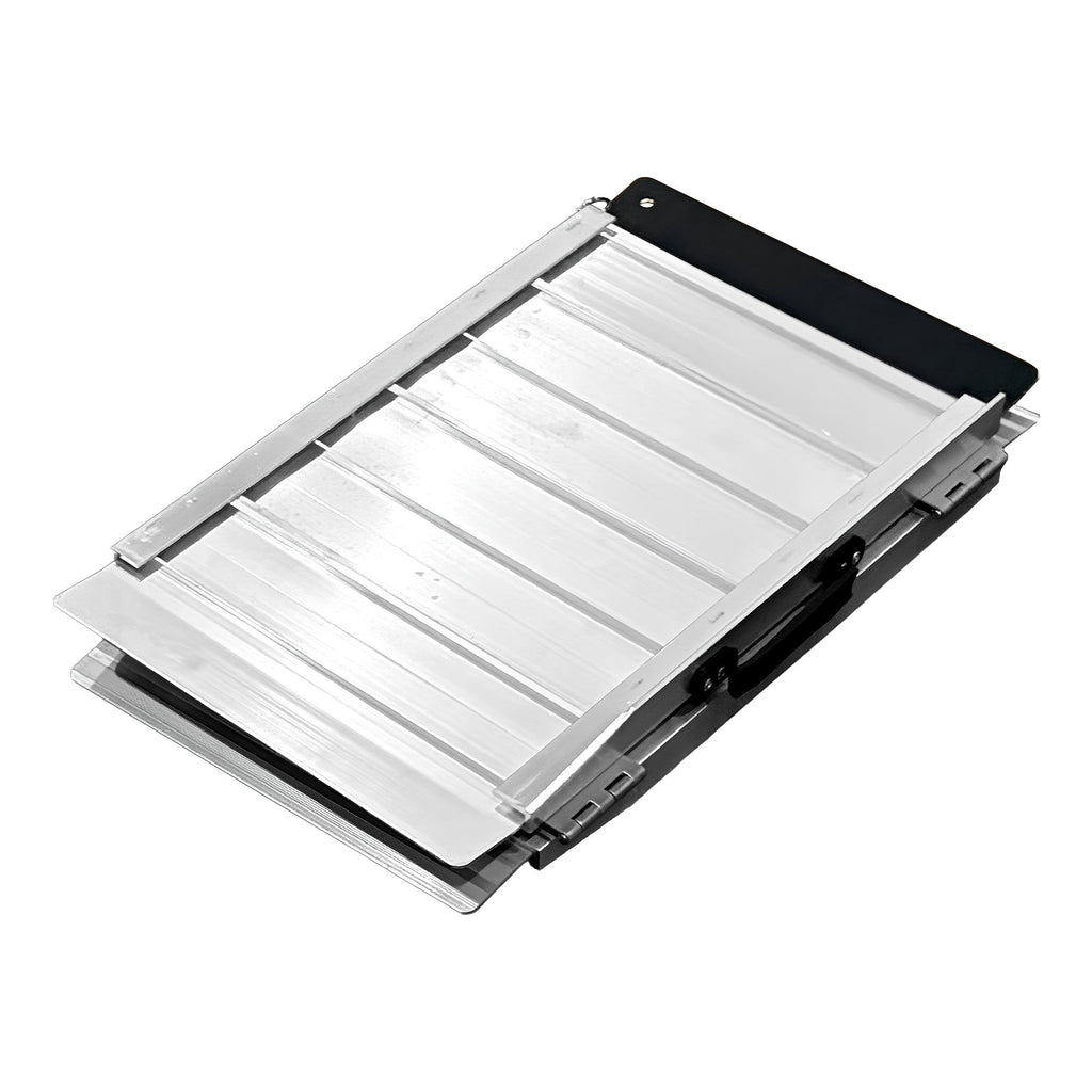 Kartrite Aluminium Wheelchair Ramp 2FT Mobility Ramp with High Grip Surface Safety Side Rails Locking Pin & Carry Handle