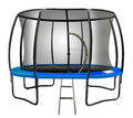 Kahuna 10ft Trampoline Free Ladder Spring Mat Net Safety Pad Cover Round Enclosure Blue