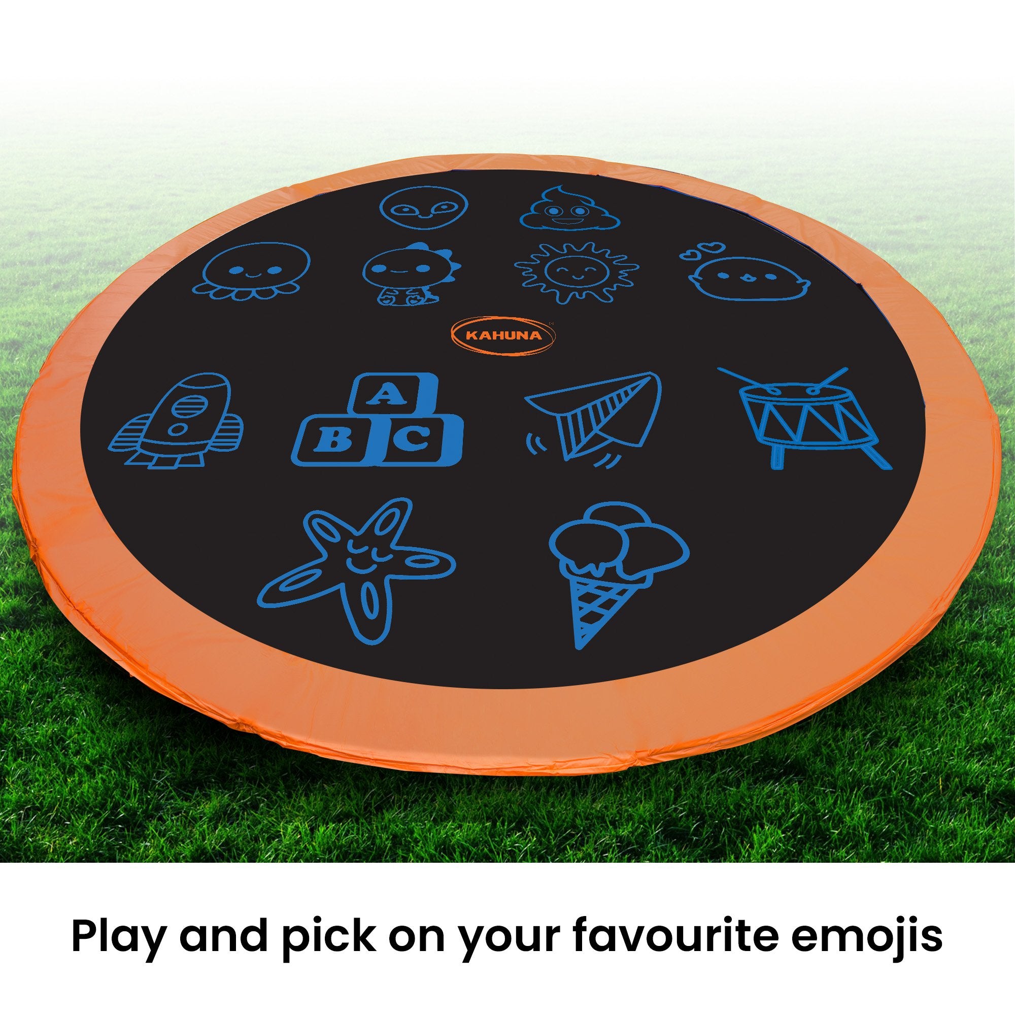 Kahuna 16ft Replacement Trampoline Jumping Mat - Emoji