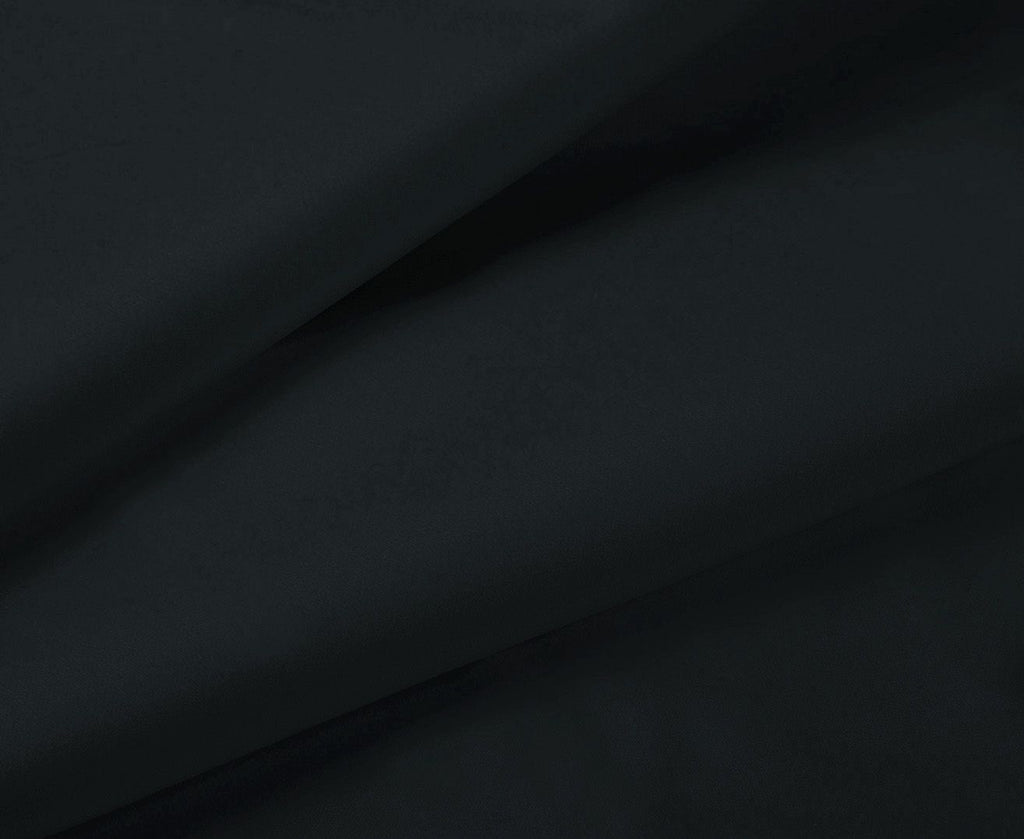 1000TC Ultra Soft Fitted Sheet & 2 Pillowcases Set - Super King Size Bed - Black