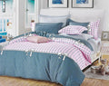 Pink Dots Queen Size Bed Quilt/Duvet Duvet Cover Set